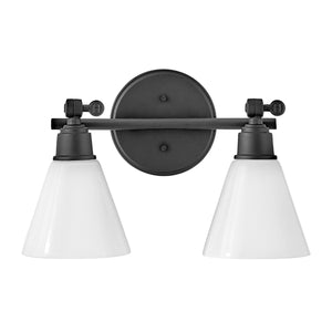 Arti 2L vanity wall sconce - 51182BK