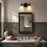 Arti 2L vanity wall sconce - 51182BK