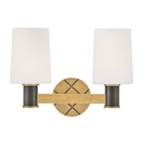 Declan 2L wall sconce - 51372HB-BX