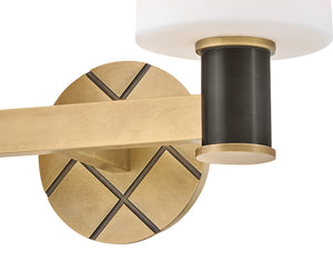 Declan 2L wall sconce - 51372HB-BX