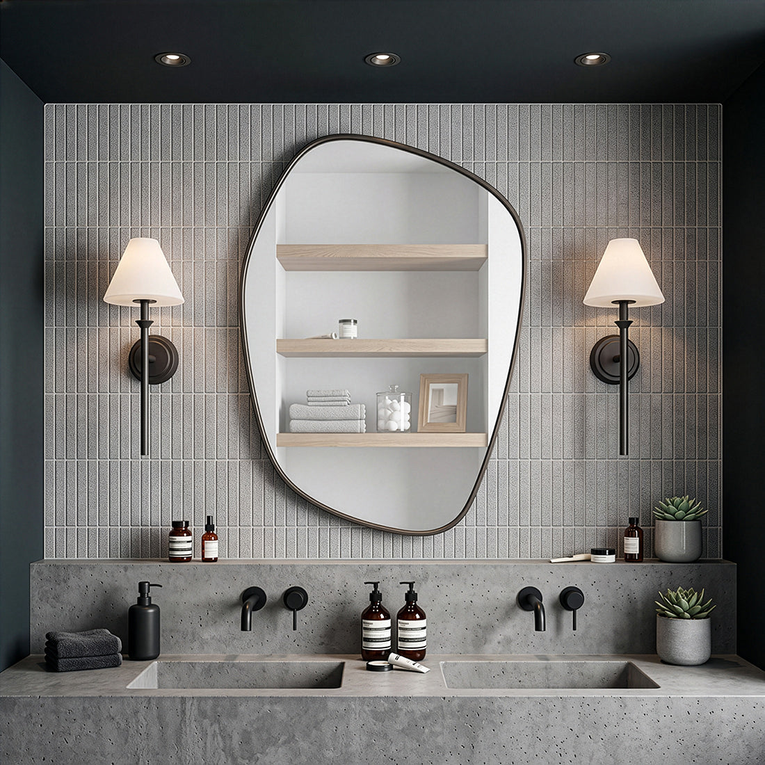 Greta 1L wall sconce - 52490BLB-OP