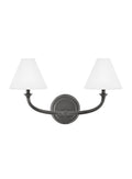 Greta 2L wall sconce - 52492BLB-OP
