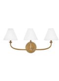 Greta 3L wall sconce - 52493HB-OP