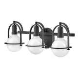 Somerset 3L medium wall sconce - 53773BK