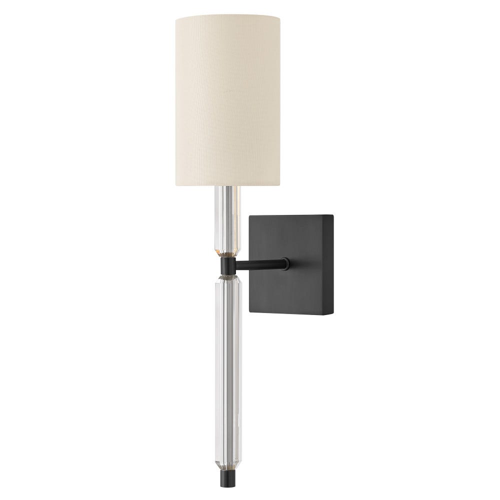 Anika 1L wall sconce - 47611BK *