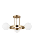 Clybourn 3L Semi-Flush Mount - 7761603-848