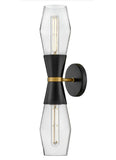 Livie 2L Large Sconce - 83902BK