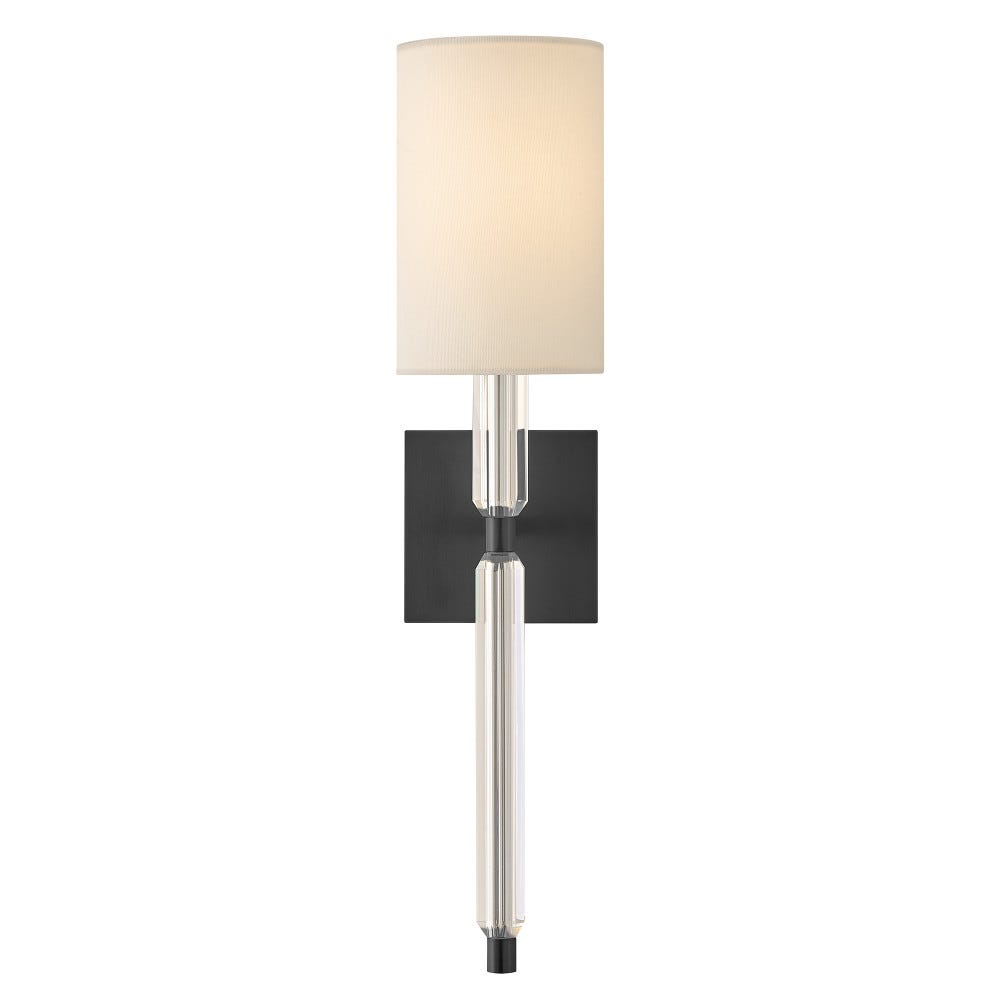 Anika 1L wall sconce - 47611BK *