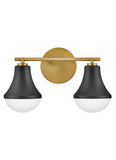 Haddie 2L Small Vanity Mount - 85512BK