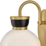 Lucy 1L wall sconce - 85590LCB-BK