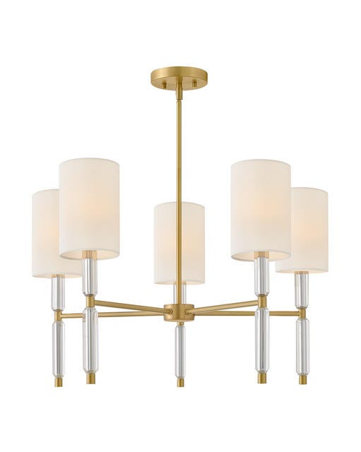 Anika 5L chandelier - 47615LCB