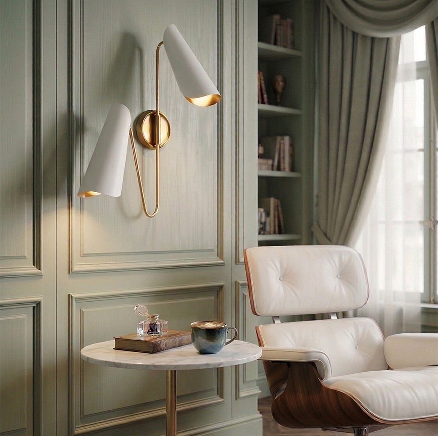 Tresa 2L Wall Sconce - AEW1002BBSMWT