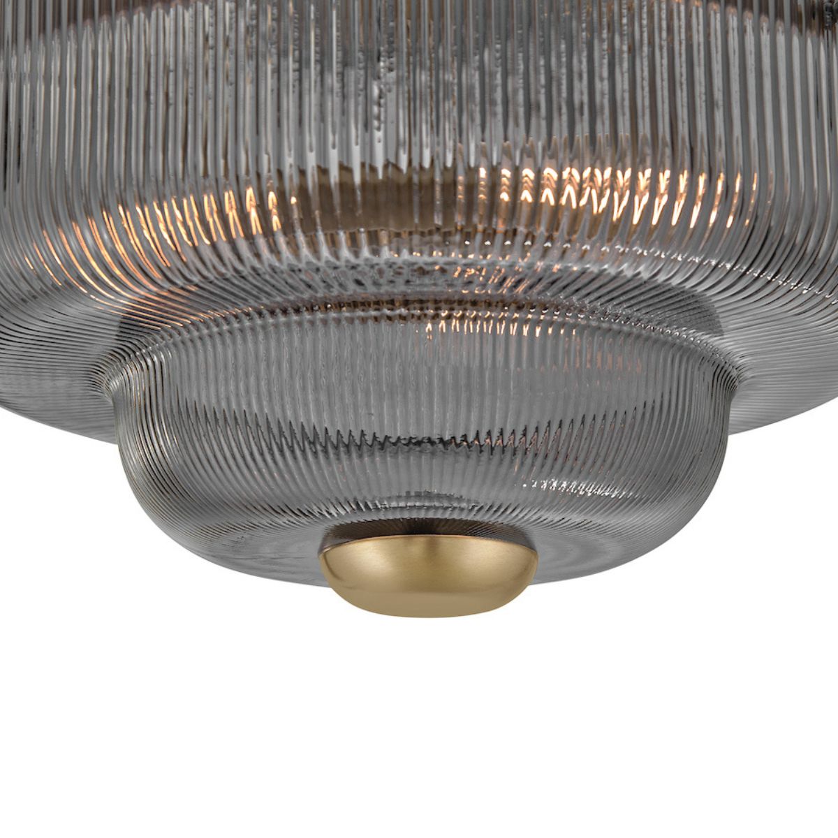 Adella 3L semi-flush mount - 48571LCB-SM *