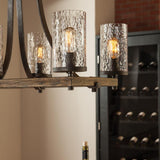 Angelo 6L Chandelier - F3134/6DWK/SGM *