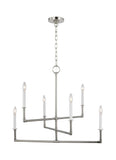 Bayview 6L medium chandelier  - CC1346PN