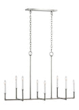 Bayview 8L linear chandelier  - CC1368PN