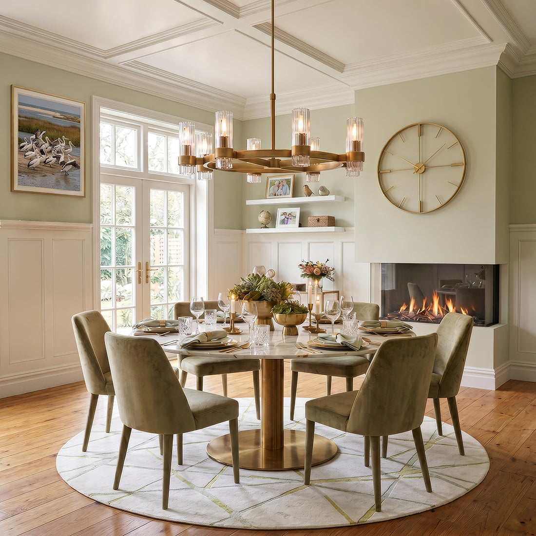 Geneva 8L chandelier - CC1378BBS *