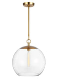 Atlantic 1L round pendant - CP1041BBS