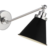 Wellfleet 1L wall sconce - CW1121MBKPN