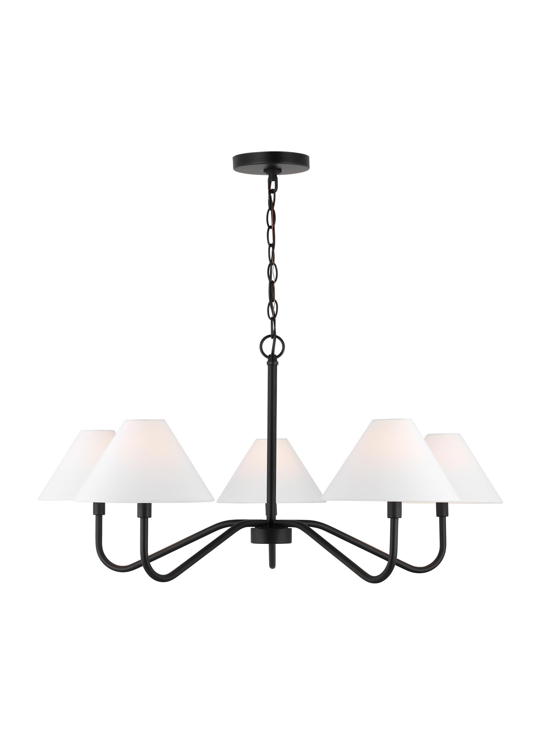 Eldon 5L chandelier - DJC1205MBK