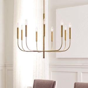 Brianna 9L medium chandelier - EC1009BBS