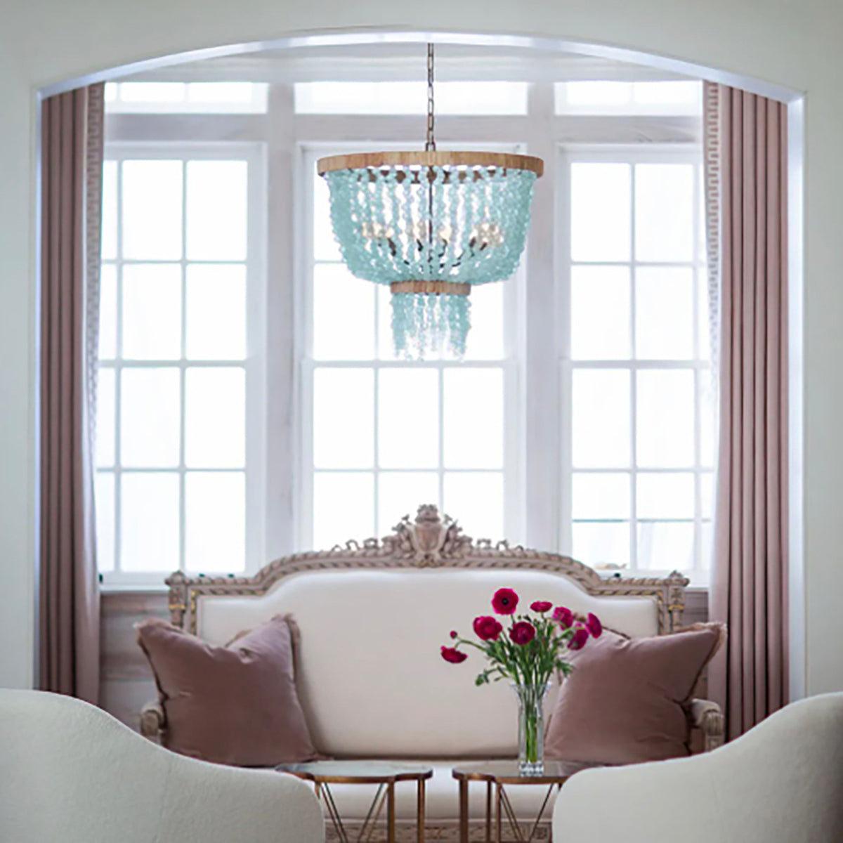 Dune 6L chandelier - FR30206BNG-BG