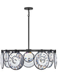Nala 7L medium chandelier - FR31265BLK