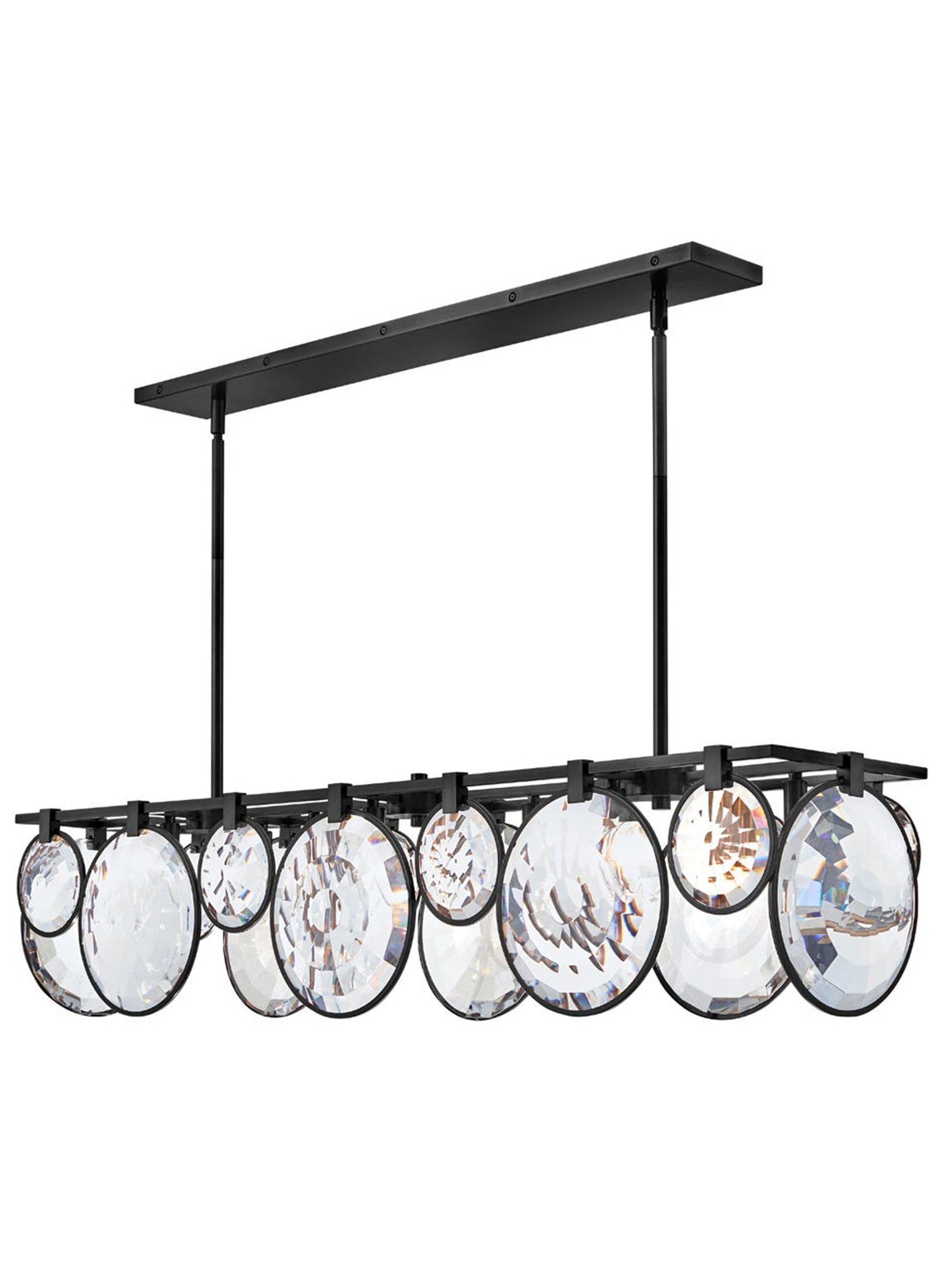 Nala 8L linear chandelier - FR31266BLK