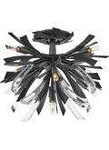 Vida 9L large semi-flush mount - FR40903BGR