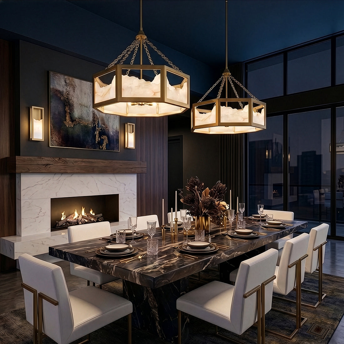 Veleta 8L chandelier - FR41534LCB