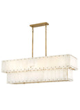 Simone 8L linear chandelier - FR47756BNG
