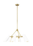 Tresa 6L chandelier - AEC1036BBSMWT