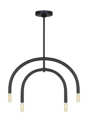 Hadden 4L Chandelier - DJC1114MBK