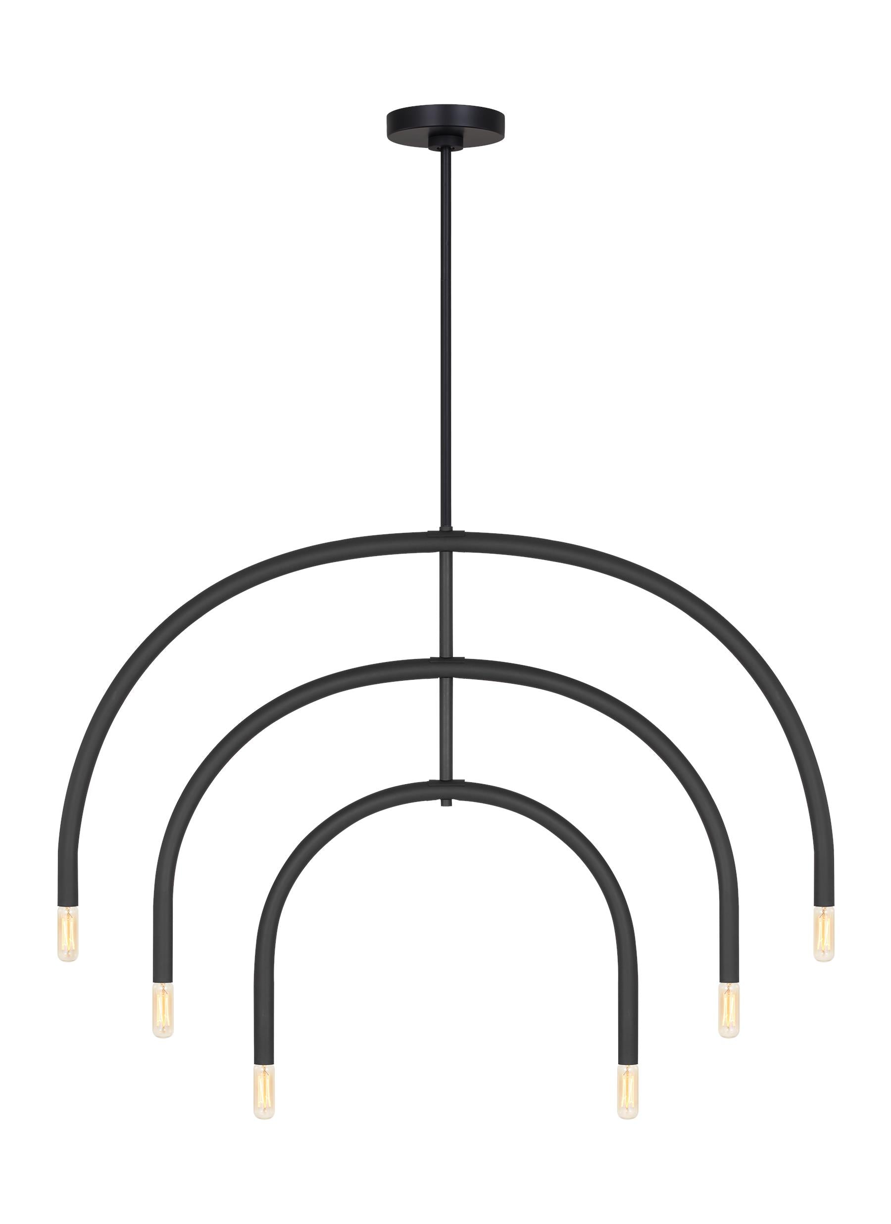 Hadden 6L Chandelier - DJC1126MBK