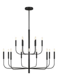 Brianna 15L two tier chandelier - EC10015AI