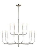 Brianna 15L two tier chandelier - EC10015PN