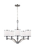 Prospect Park 5L Chandelier - F3084/5SN/CH