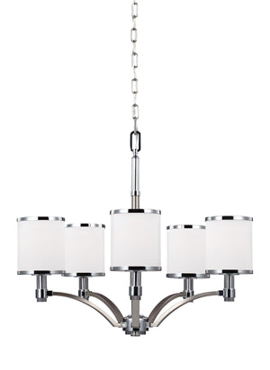 Prospect Park 5L Chandelier - F3084/5SN/CH