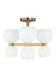 Londyn 6L Semi-Flush Mount - KSF1036BBSMG