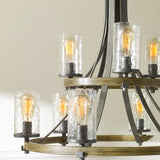 Angelo 9L Two-Tier Chandelier - F3135/9DWK/SGM *