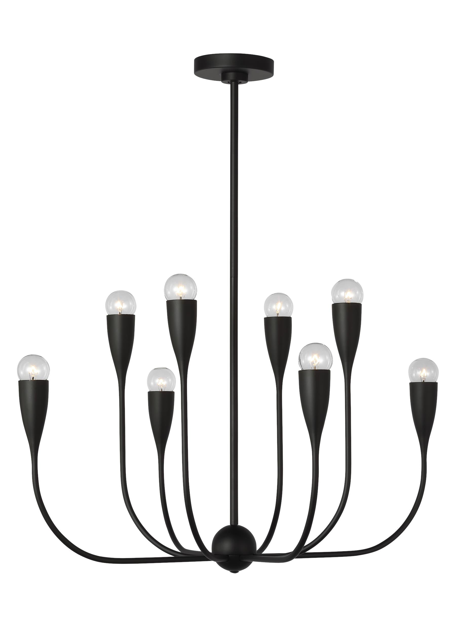 Maya 8L Chandelier -  GLC1218MBK