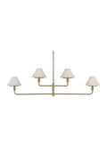 Mendota 4L Chandelier - GLC1244SB