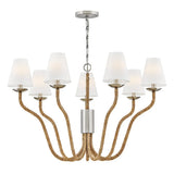 Harwich 7L chandelier - 48445PN-NAT