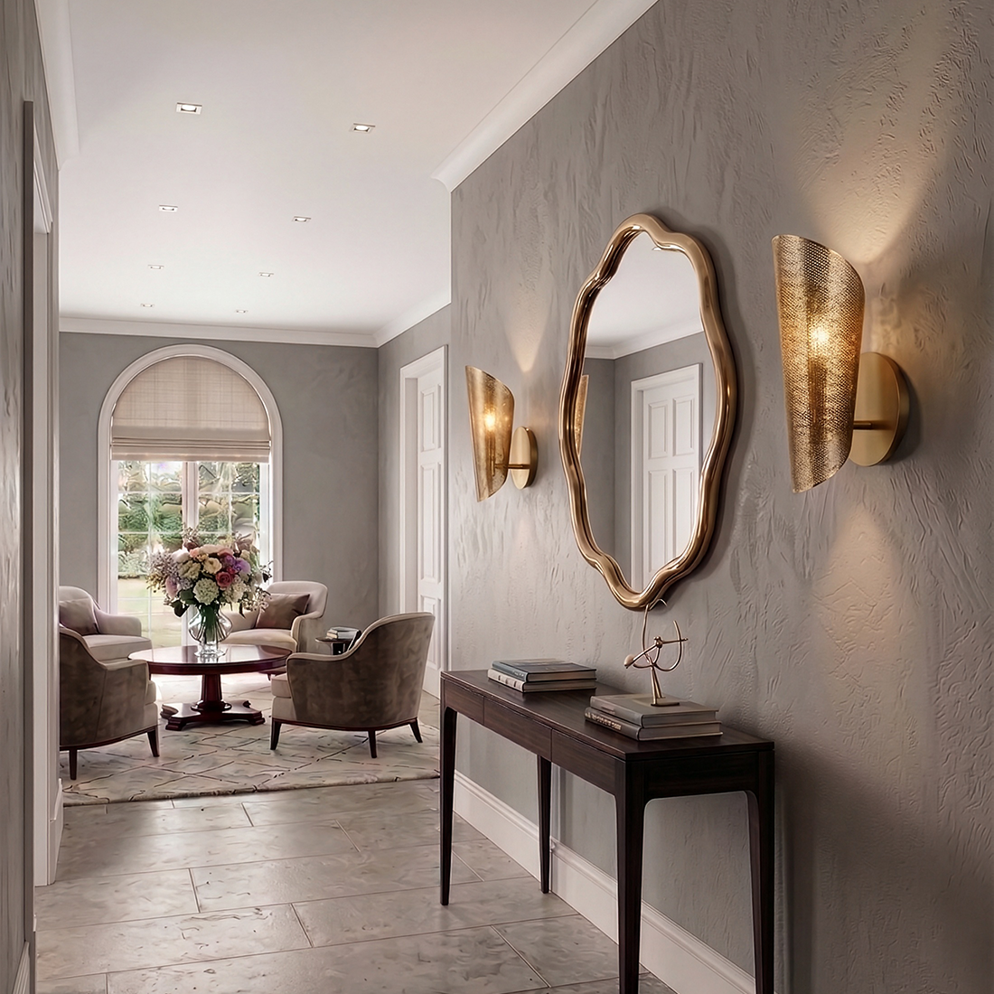 Plivot 1L Single Sconce - LXW1031BBS