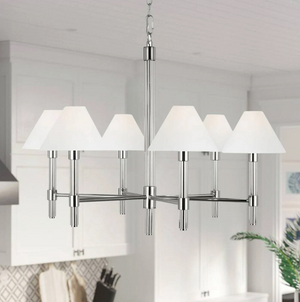 Robert 6L Chandelier - LC1076PN