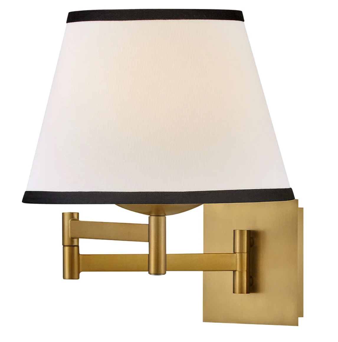 Sonia 1L swing arm wall light - 47510LCB-OW