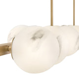 Selene 14L linear chandelier - FR41909LCB *
