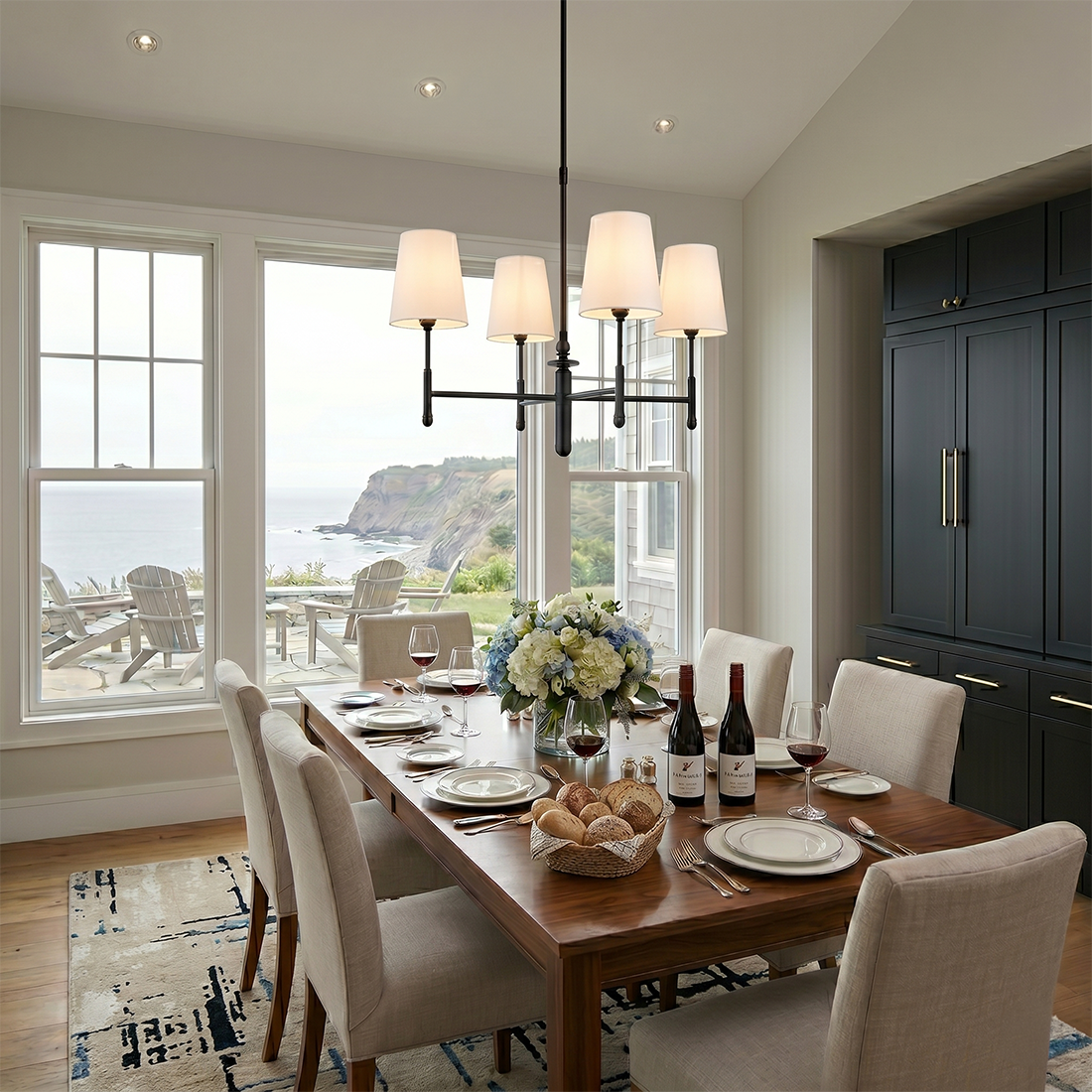 Capri 4L Chandelier - TC1004AI