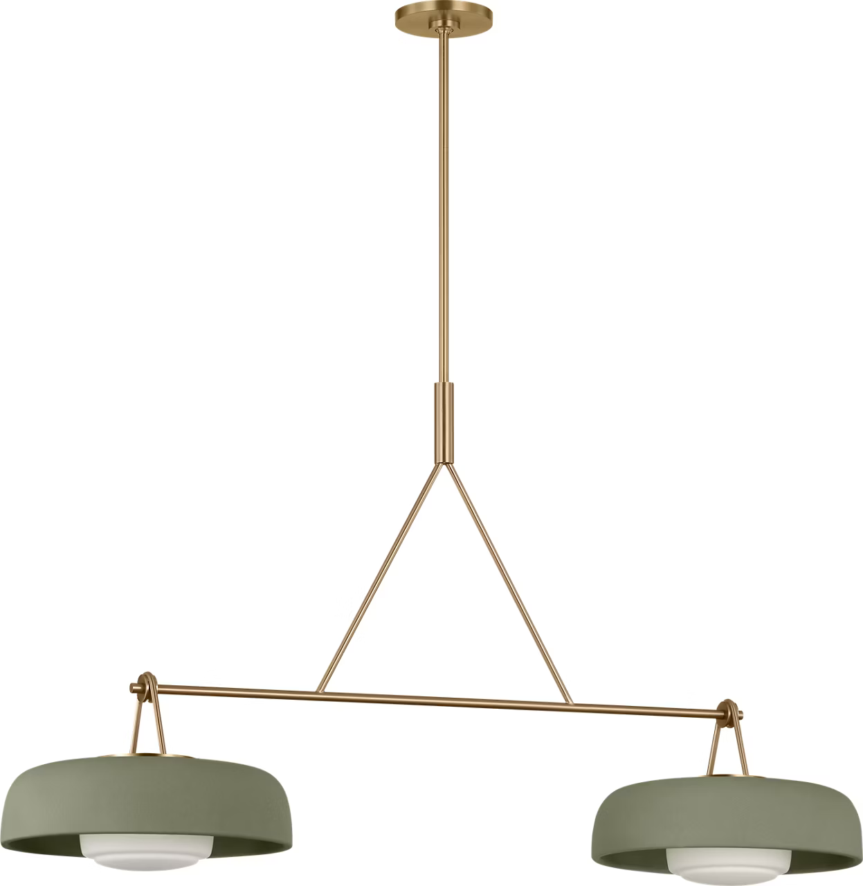Liora 2L linear chandelier - SCRJLS171EBSSSOEG