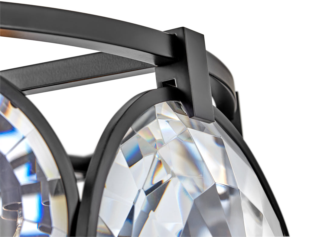 Nala 5L convertible chandelier / ceiling - FR31263BLK